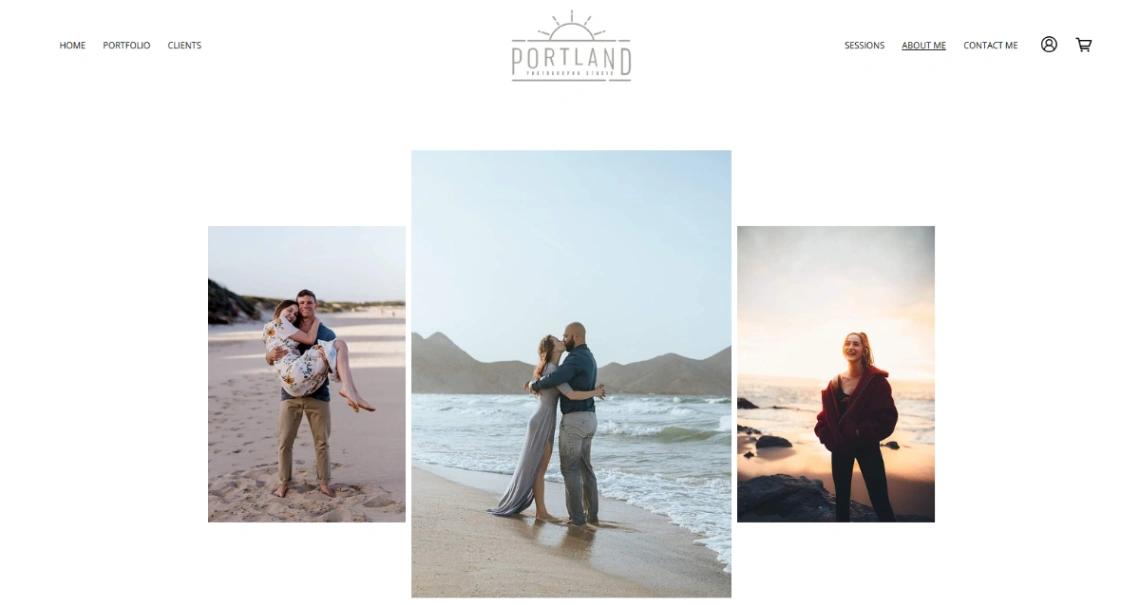 Portland Photography website template