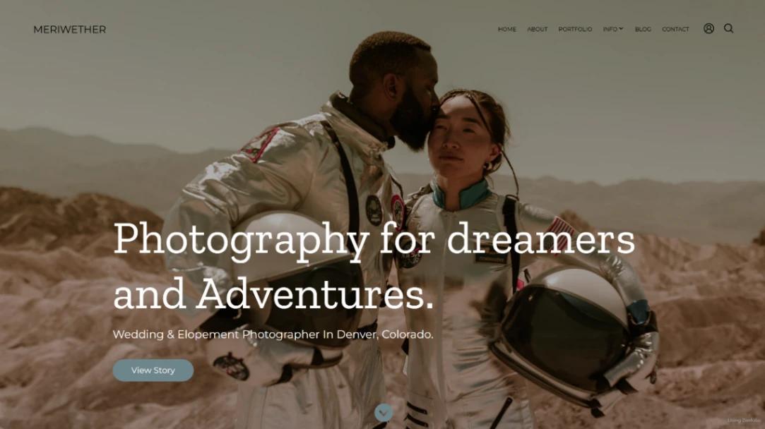 Wedding Photography website template
