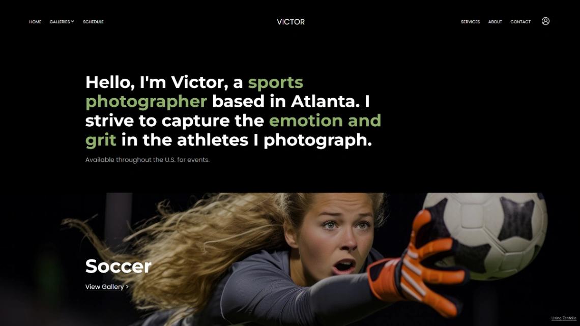 Dynamic Photography website template