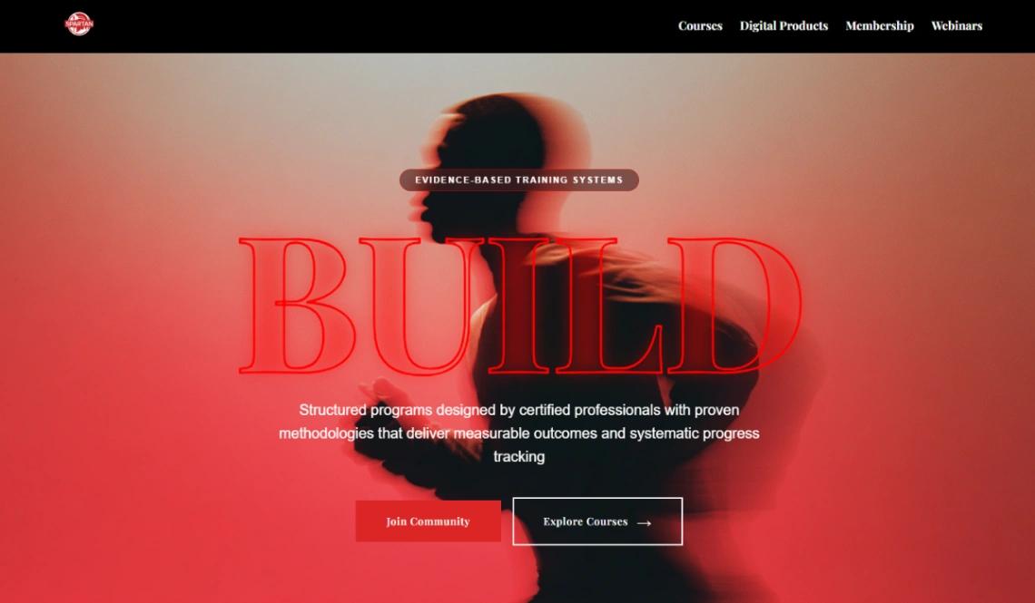 Fitness Academy website template