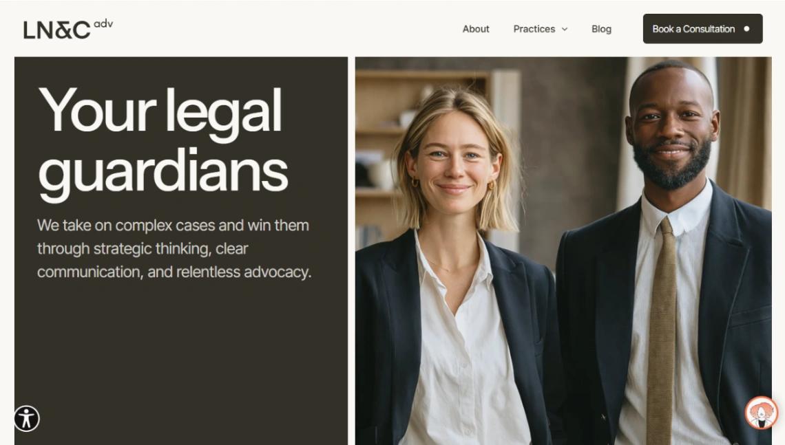 Law Firm Legal Services website template