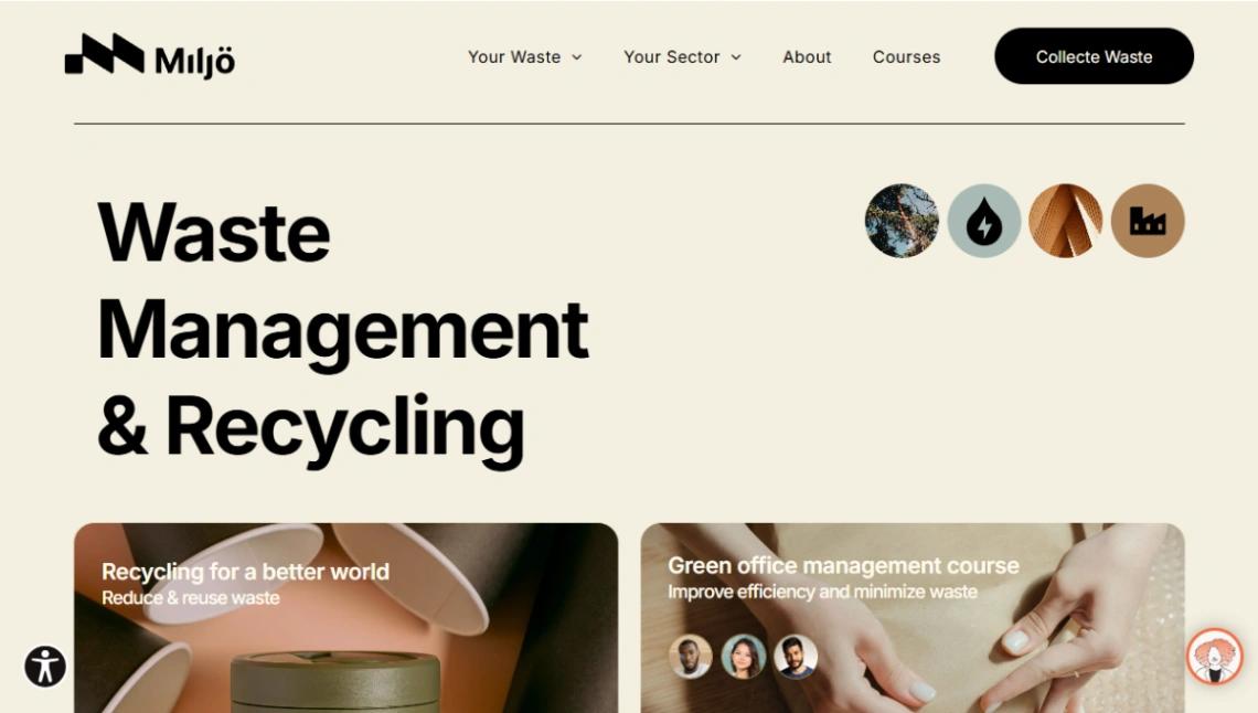 Waste Management website template
