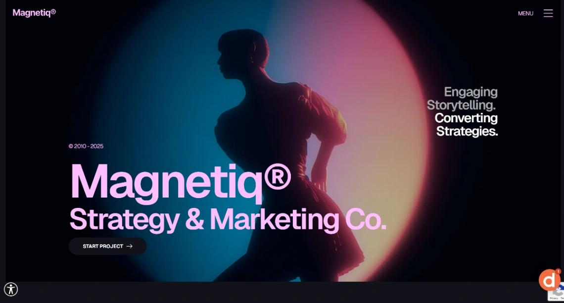 Digital marketing agency website template