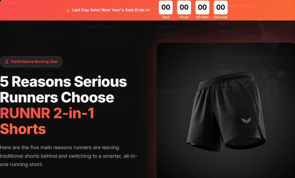 Listicle Conversion website template