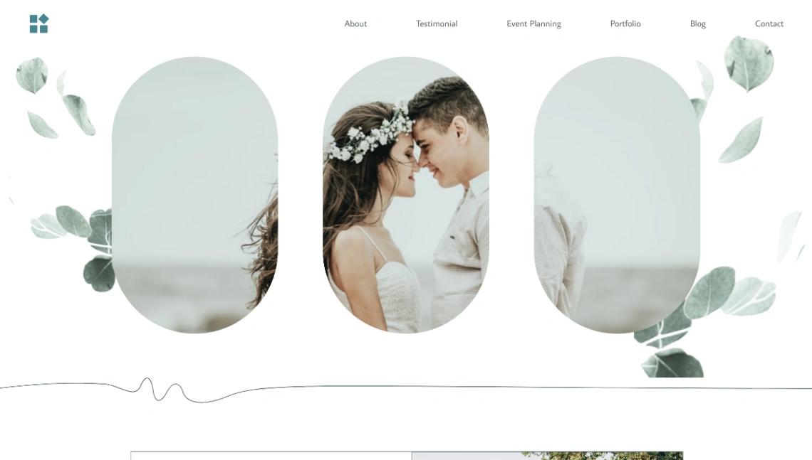 Wedding & Events website template
