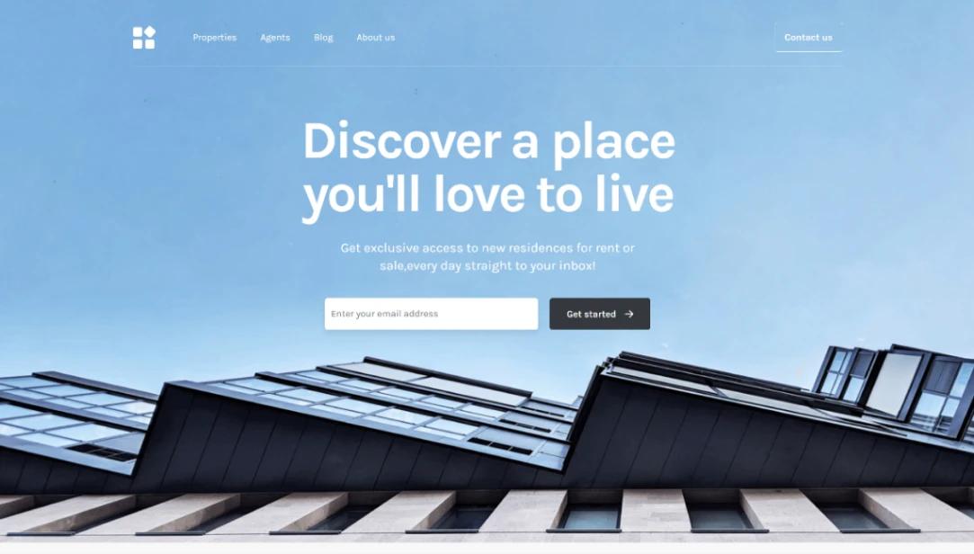 Real Estate Agency website template