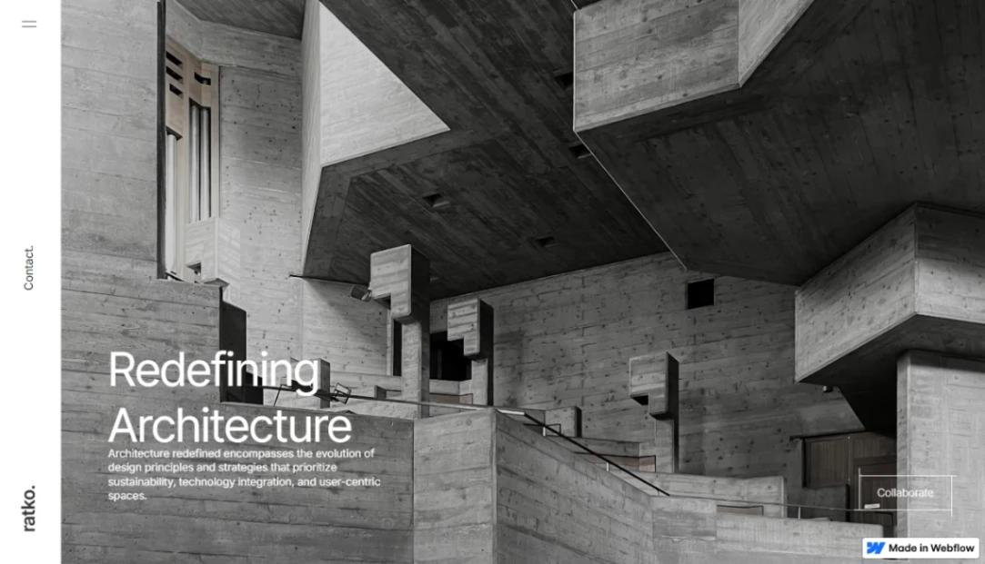 Architecture Portfolio website template