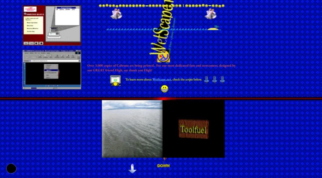 Retro Community Hub website template