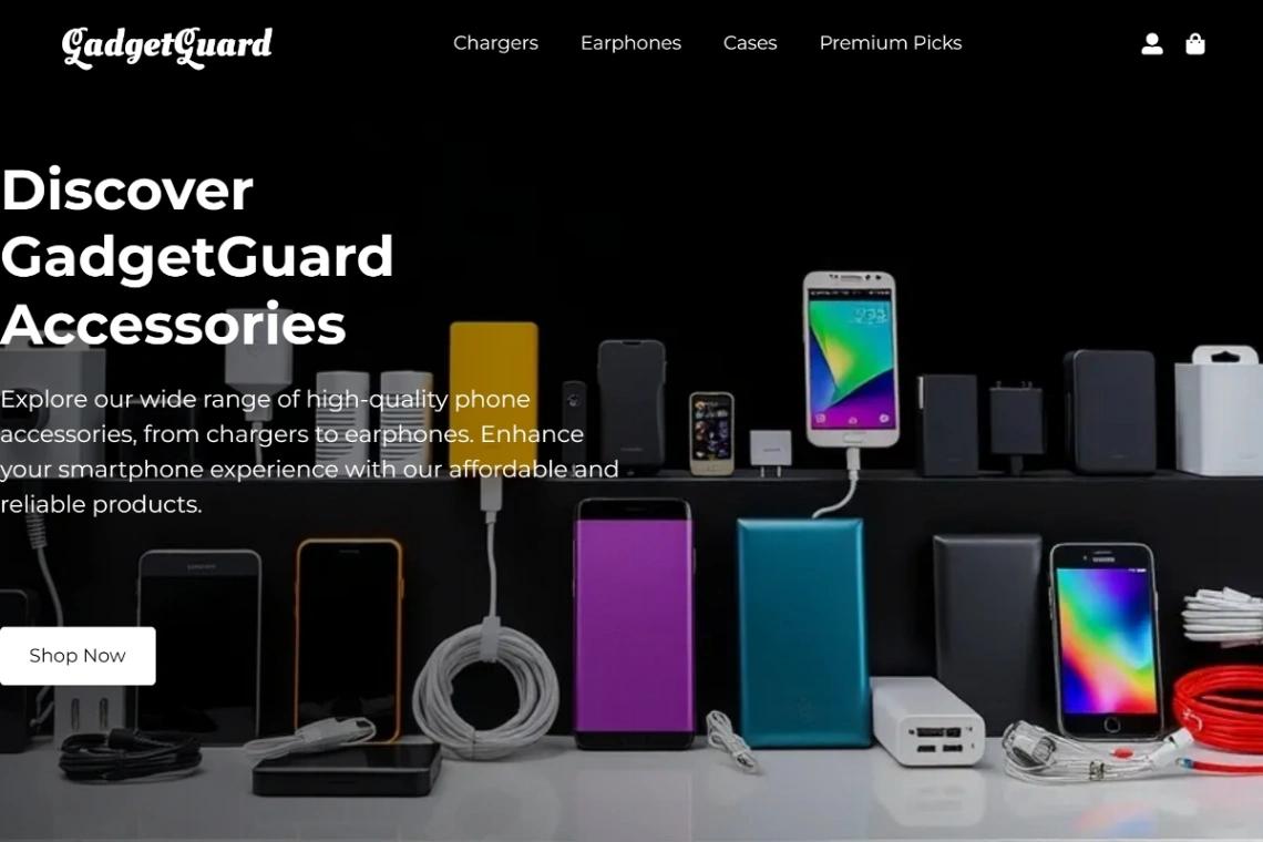 Accessories Shop website template