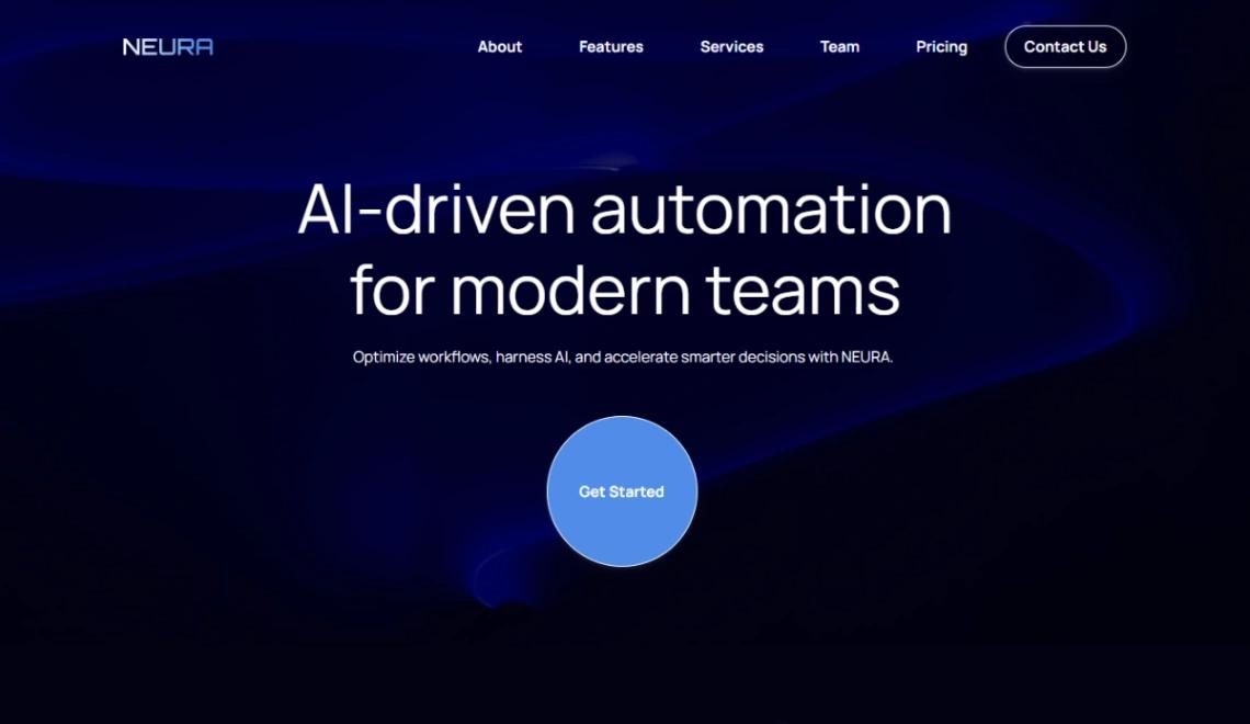 AI Automation Landing website template
