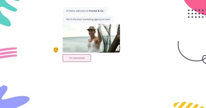 Lead Generation Bot web application template