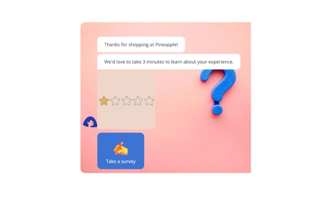 Post Purchase Chatbot web application template