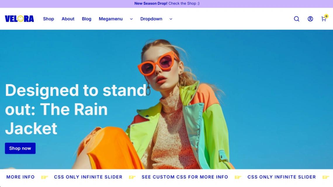 Fashion Ecommerce website template