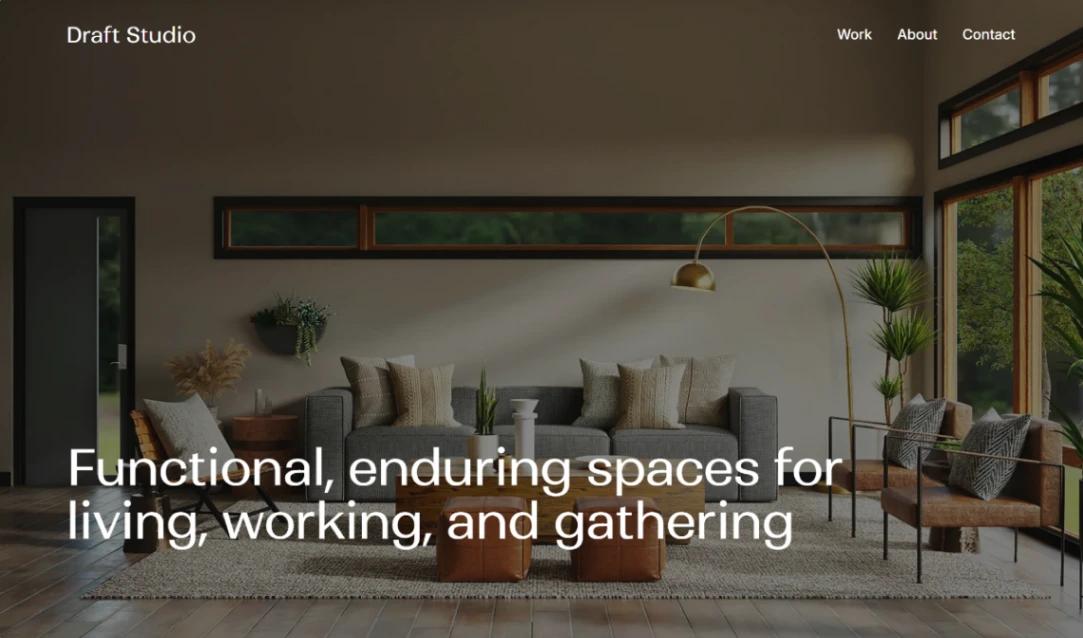 Interior Designer website template