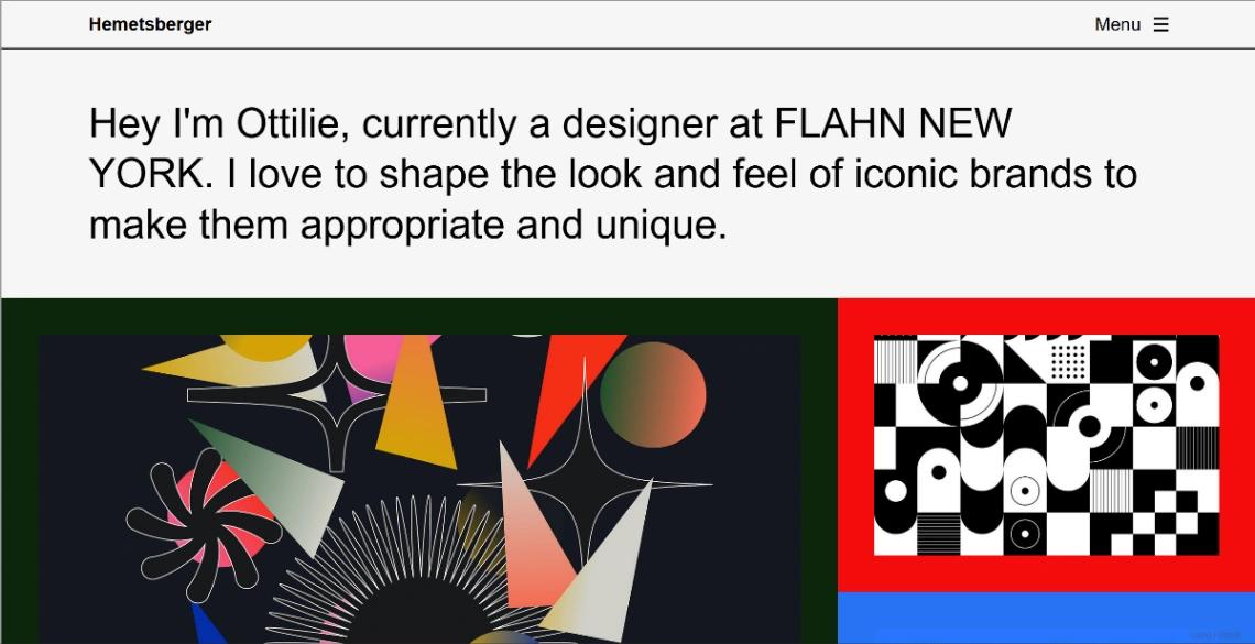 Design Portfolio website template