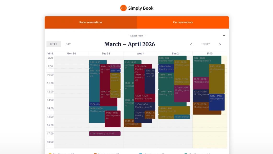 Reservation & Booking Portal web application template