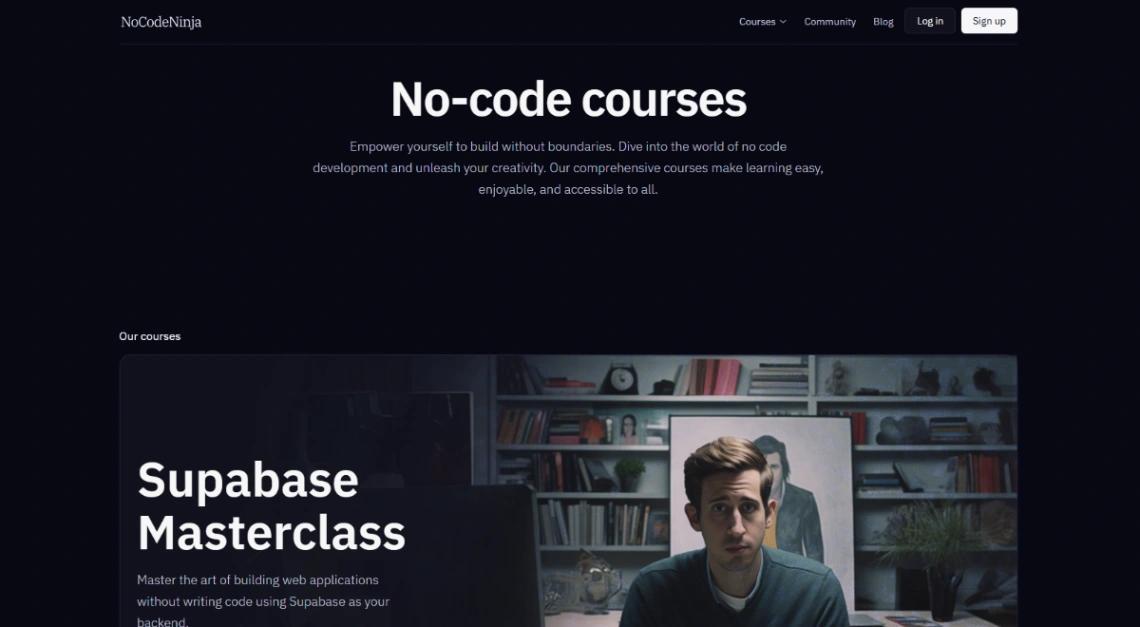 Learning Platform web application template