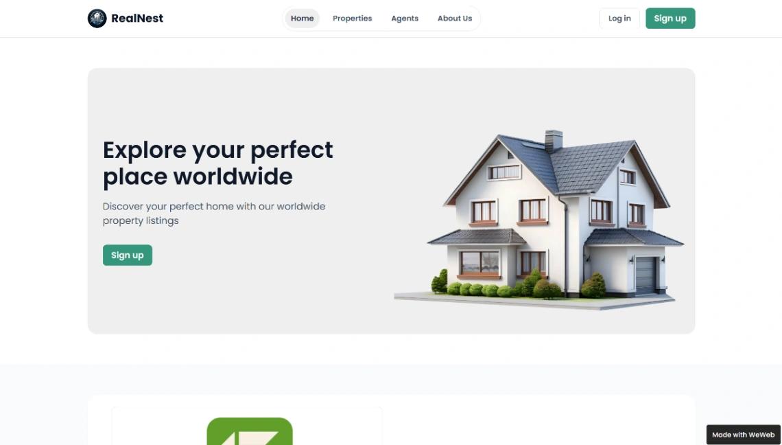 Property Marketplace website template