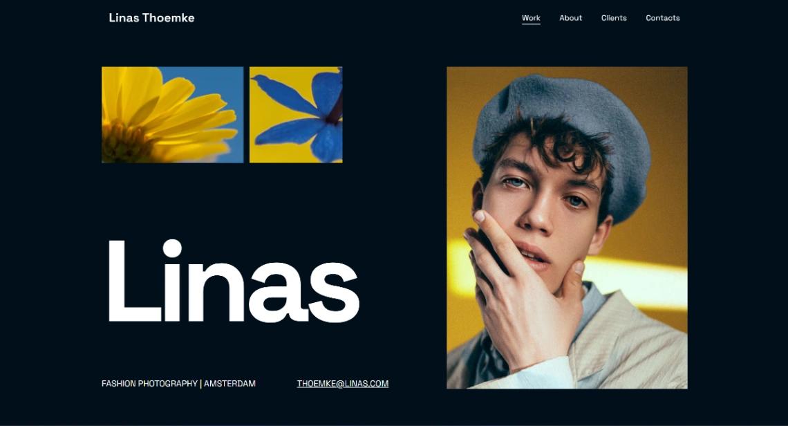 Fashion Photography website template