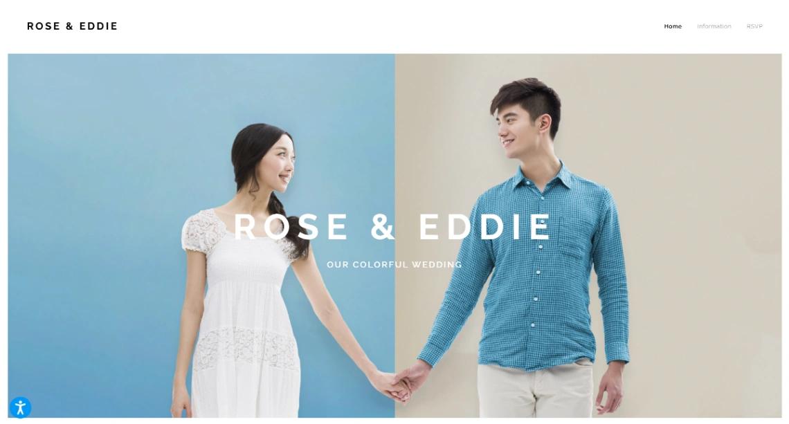 Wedding Website website template