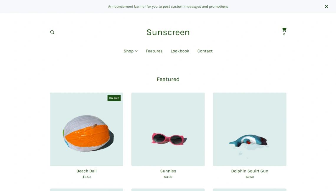 Multi-Angle Store website template