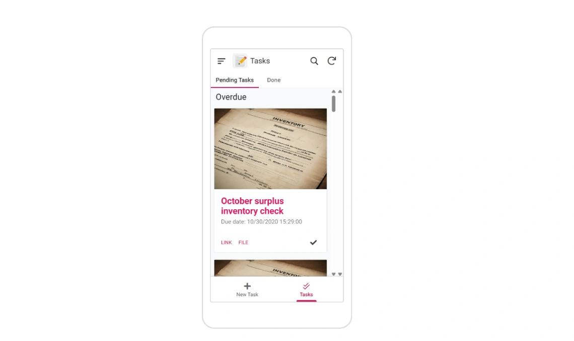 Task Management App mobile app design template