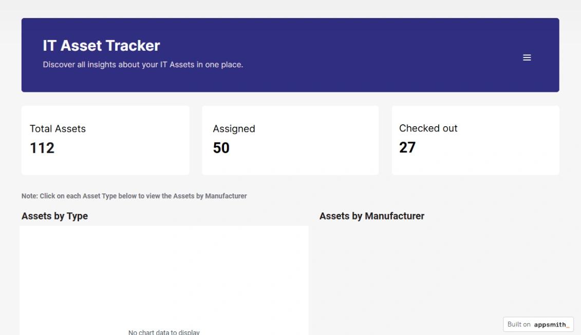 IT Asset Management web application template