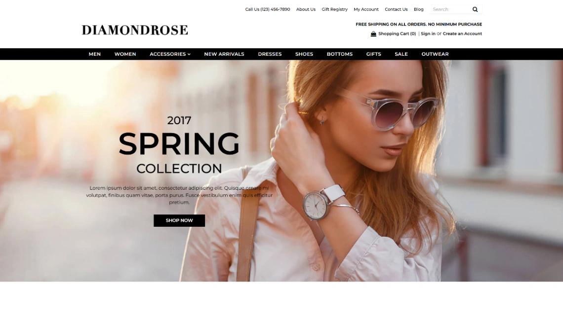 Boutique Fashion Store website template