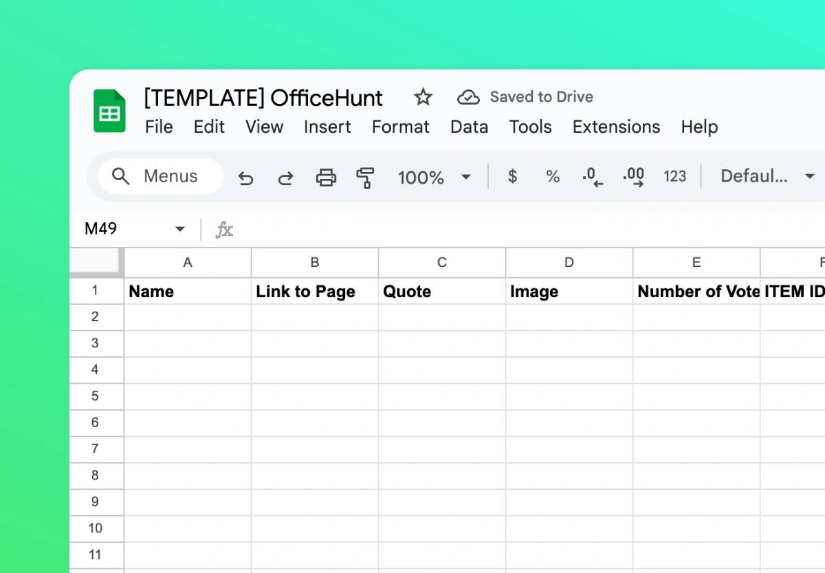 Webflow/GoogleSheets Directory web application template