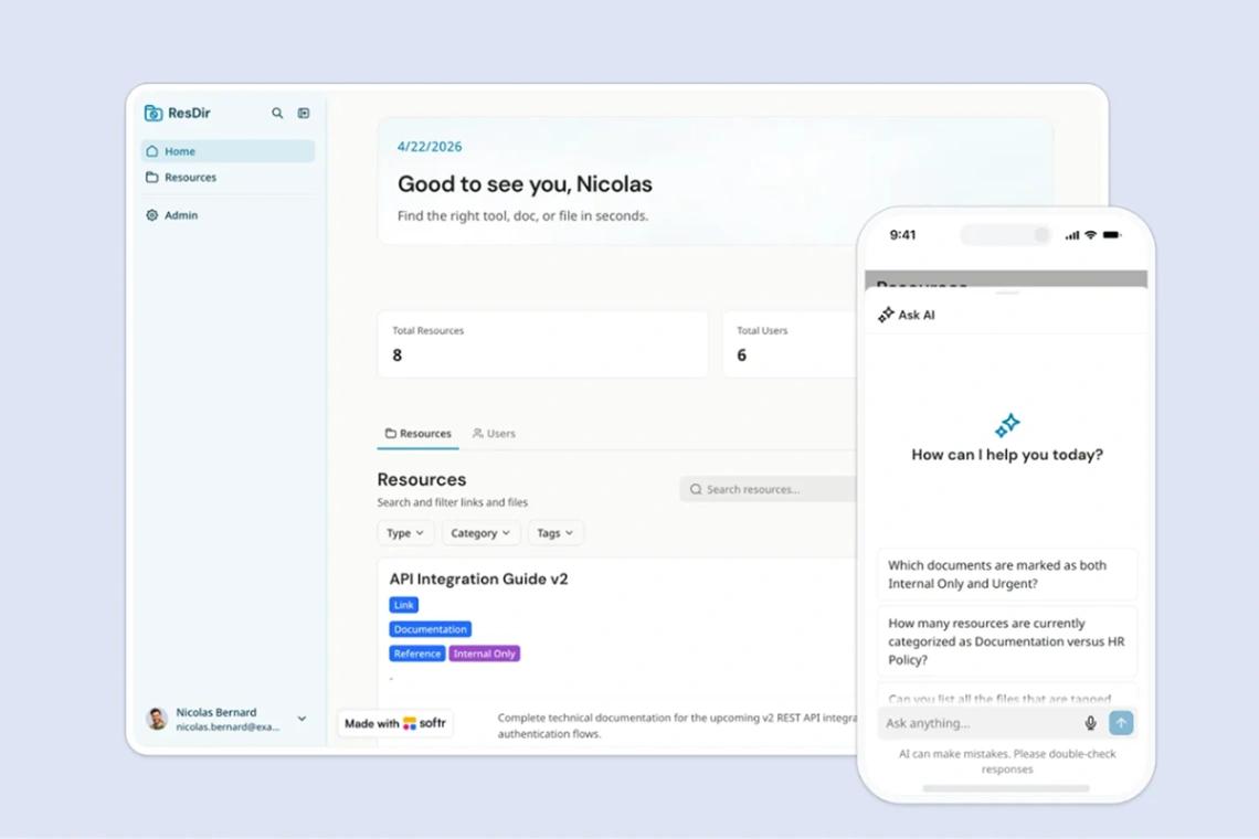 Resource Directory web application template