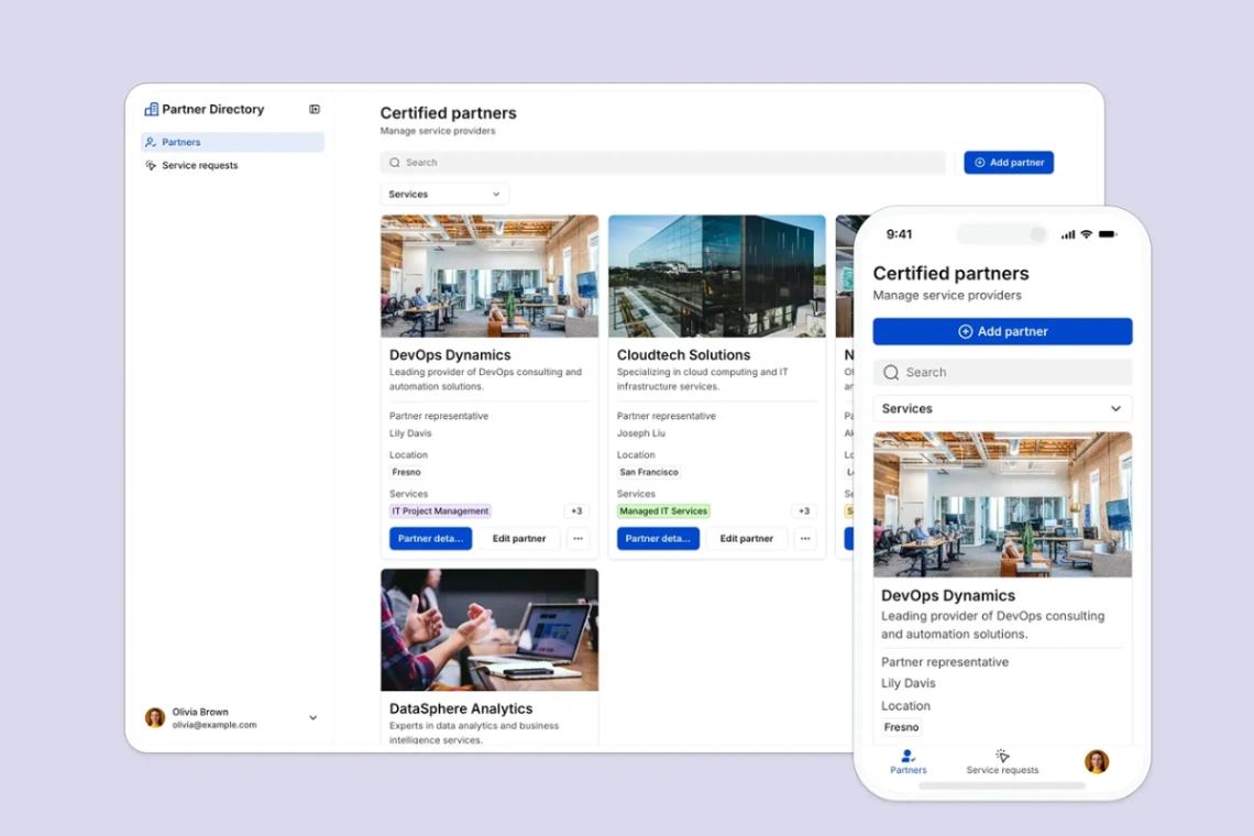 Partner Directory web application template