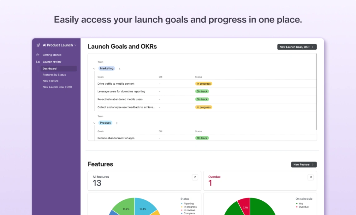 AI Product Launch web application template