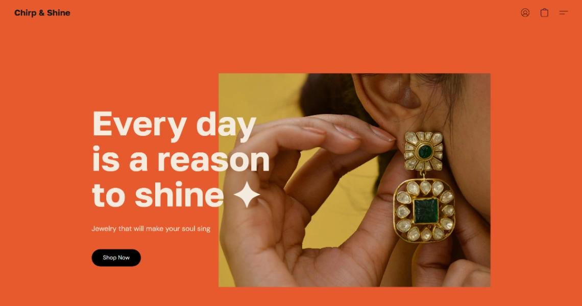 Jewelry Store website template