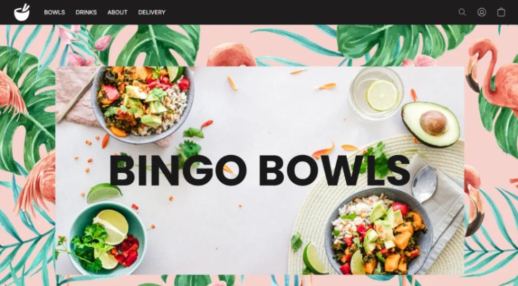 Meal Prep Delivery website template