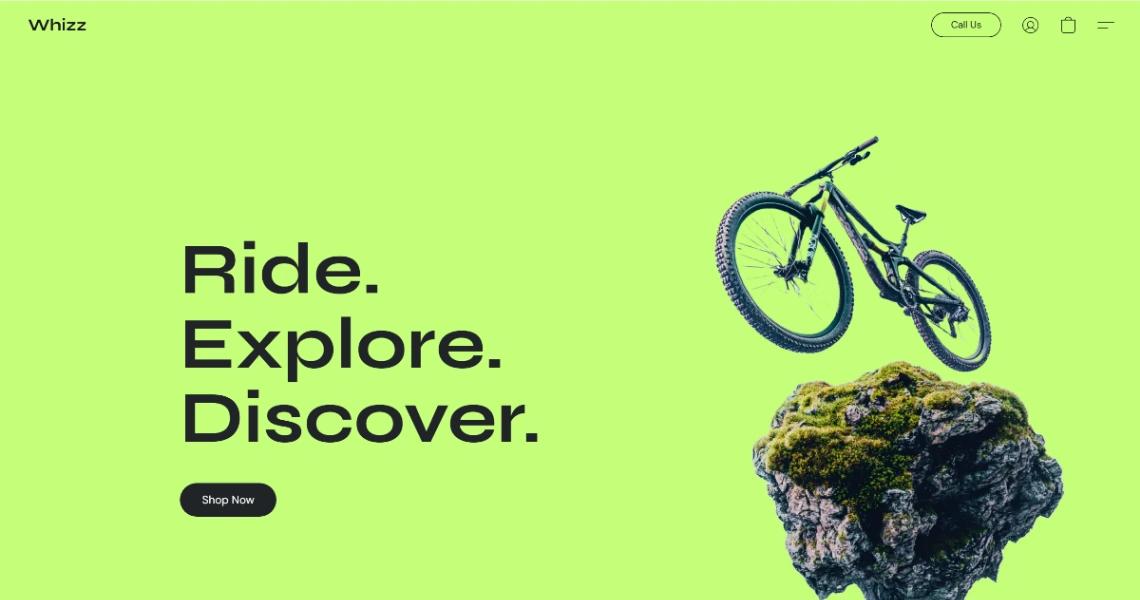 Bike Shop website template
